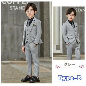 子供スーツ 5点セット フォーマル 男の子 ス...の詳細画像5
