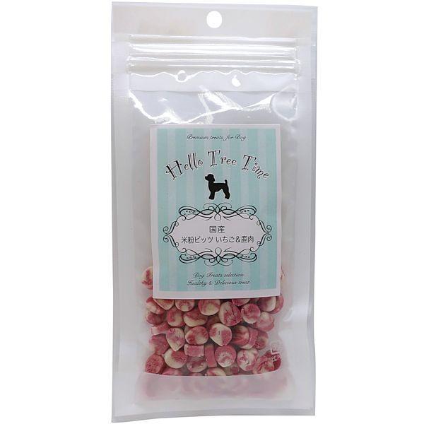 最短賞味2026.8・阪急ハロードッグ HTT 米粉ビッツ いちご＆鹿肉35g犬用おやつhd2804...