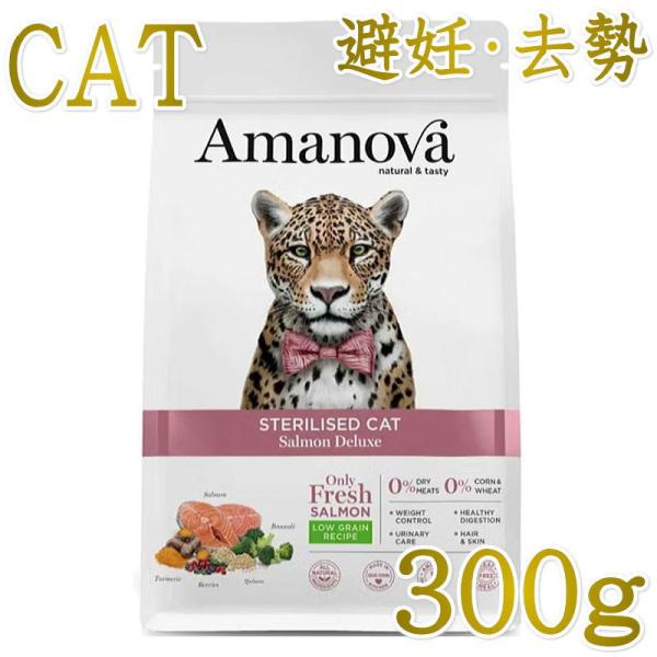 最短賞味2027.8.25・アマノヴァ 猫 ステアライズド キャット サーモン デラックス 300g...
