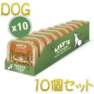 最短賞味2024.11・リリーズキッチン 犬 日曜日のランチ・ドッグ 150g×10個 lid014cs（個別日本語ラベルなし）｜nachu