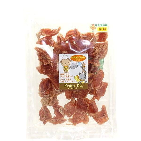 最短賞味2026.11・プライムケイズ 無薬鶏 プチささみ増量パック 200g犬猫用 おやつ 無薬飼...