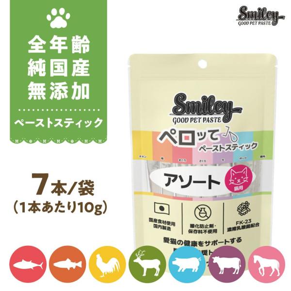 最短賞味2027.2・リニューアル品QIXスマイリーキャットペーストスティック 猫 ペロッて アソー...