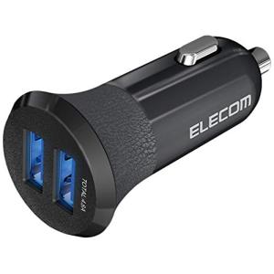 エレコム カーチャージャー シガーソケット 24W USB-A