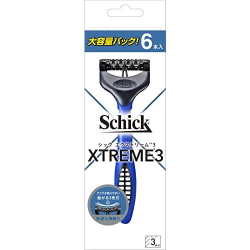 Schick(シック) エクストリーム3 3枚刃 (6本入) 髭剃り カミソリ