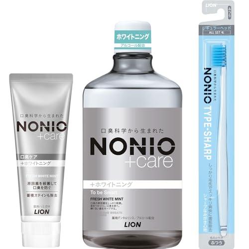 NONIO プラス ホワイトニング オーラルトータルケアセット 【ハミガキ＋ハブラシ（TYPE-SH...