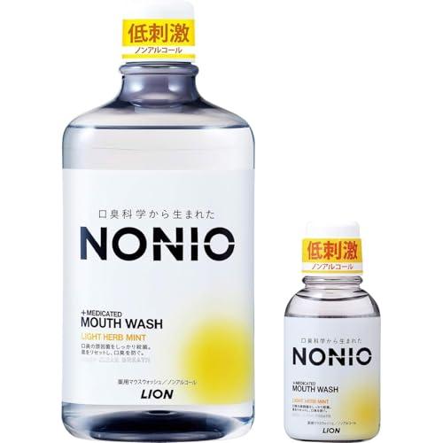 【.co.jp限定】NONIO(ノニオ) マウスウォッシュ ライトハーブミント 低刺激ノンアルコール...