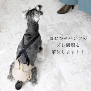 犬 オムツ サスペンダー 胸当て付き 3点留め...の詳細画像2
