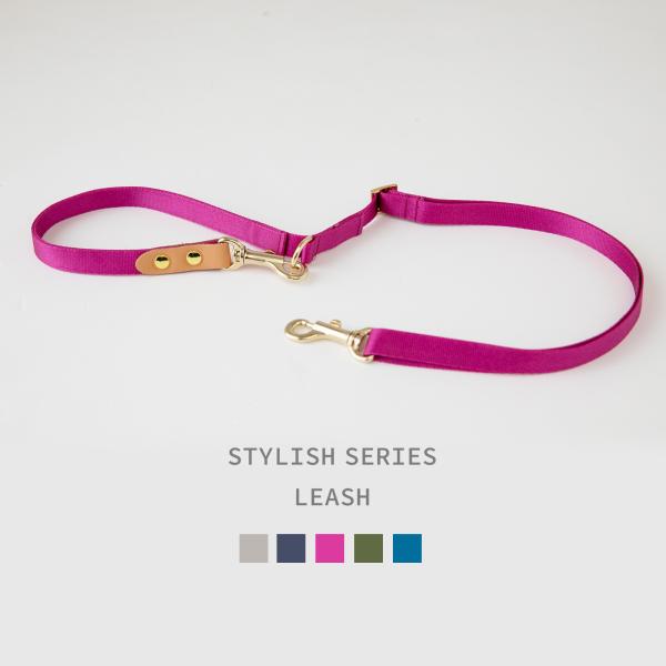 今なら本革製ネームタグプレゼント 日本製 犬 犬用 リード 単品 スタイリッシュシリーズ シンプル ...