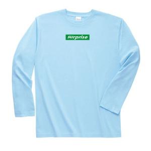 オリジナル長袖Tシャツ　ネームボックスプリント　(102cvl-box)　　　オーダー 名前 名入れ...