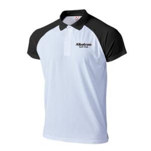 父の日のプレゼントにオリジナルゴルフシャツ ワンポイント2段プリント  (p1005-op1p2)　...