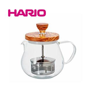 ハリオ ティオール・ウッド TEO-45-OV 容量 450ml オリーブ木 紅茶 ポット 急須 H...