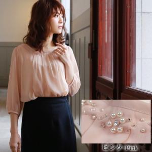 ゆうパケットで送料無料 シフォンパールフラワー...の詳細画像4
