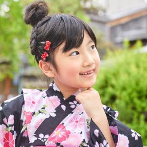 浴衣 キッズ髪飾り クリップ リボンヘアピン2個セット 2色 浴衣 夏祭り 花火大会 子供 女の子 赤 40 なでしこ 通販 Yahoo ショッピング