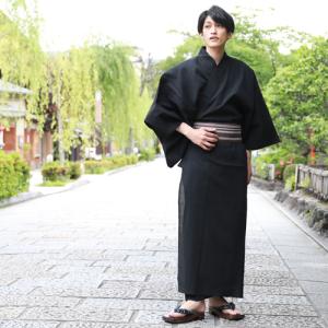 浴衣 メンズ セット 男物高級綿麻浴衣3点セッ...の詳細画像2