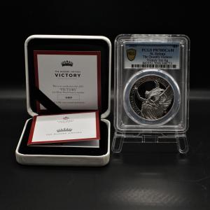 7 2021年 Victory 1oz Silver Proof イギリス領 セントヘレナ