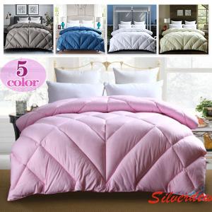 秋冬物 ホワイトグースダウン 羽毛布団 シングルセミダブルダブルキング 柔らかい肌さわり 掛け布団 保温 防寒 寝具 暖かい ふわふわ ボリューム 新品
