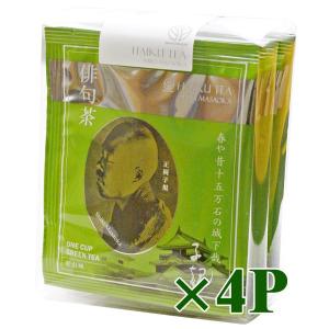 抹茶入煎茶ティーバッグ 俳句茶 6バッグ/袋×4 − 松南園