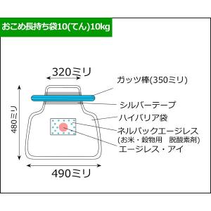 [5個セット] ネルパック 10kg用 お米保...の詳細画像2