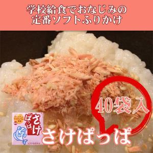 さけぱっぱ 学校給食用ソフトふりかけ 40袋/袋 − 大島食品（※代引き不可）（173-B1511-40）｜nadja