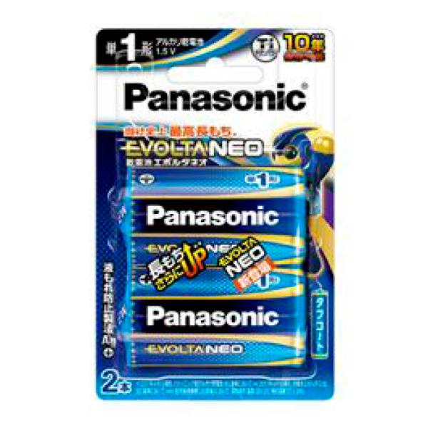 Panasonic（パナソニック） エボルタネオ 単1形2本 B LR20NJ2B