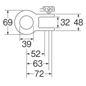 SANEI 三栄ロータンクゴムフロート PH8...の詳細画像2
