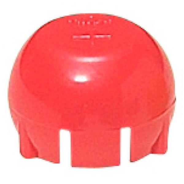 八幡ねじ 安全キャップ3分用パック アカSCAP−3R