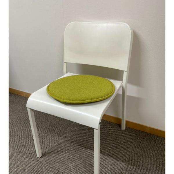 低反発チェアクッション YGN 約39cm×R（3cm）