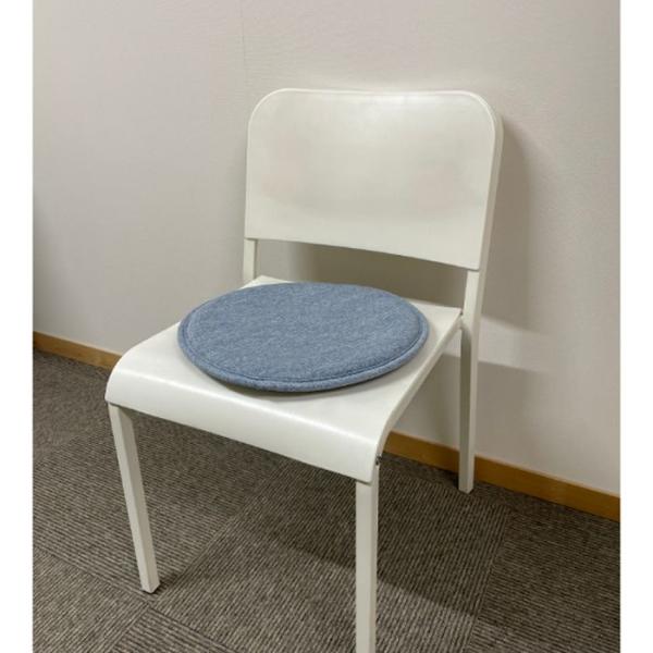 低反発チェアクッション BL 約39cm×R（3cm）