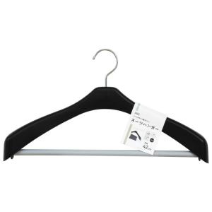 スーツハンガー 肩幅42cm ブラック