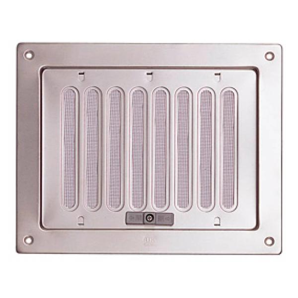 宇佐美工業 ステンレジスター UK-RA1520S 196×246 シルバー