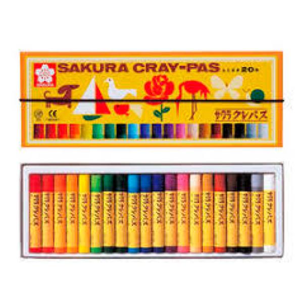 サクラクレパス クレパス太巻20色 LP20R