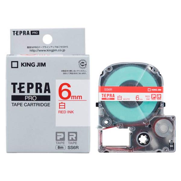 キングジム テプラPROテープ SS6R