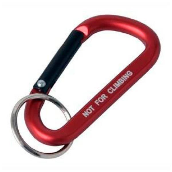 Feel sky アルミカラビナ 6×60mm レッド N6-R