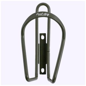 自転車 Feel sky ペットボトルゲージ マットグリーン