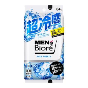 花王 メンズビオレフェイスシートクールタイプ 34SHT