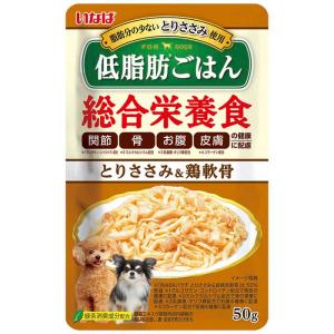 いなば 低脂肪ごはん　とりささみ＆鶏軟骨 50g