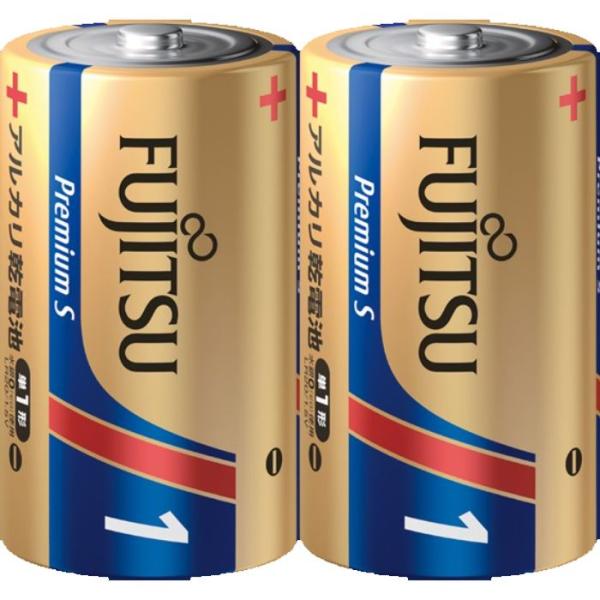 富士通 アルカリプレミアムS単1（2S） LR20PS（2S）