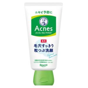 ロート製薬 メンソレータム アクネス 薬用 毛穴すっきり粒つぶ洗顔 130g
