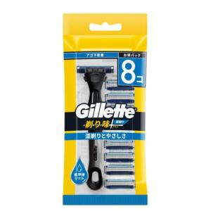 P＆G ジレット 剃り味+プラス深剃り お得パック 本体+替刃8個