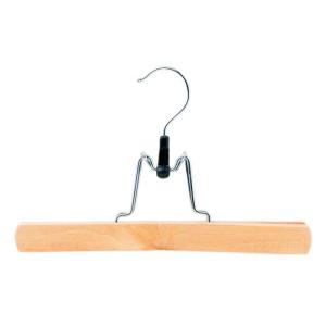 林イマニティ 木製ズボン吊りハンガー 25cm