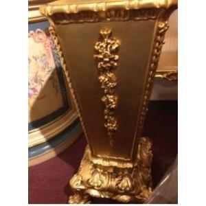 イタリア輸入ロココ調SILIKシリックのゴージャスゴールド色傘立て