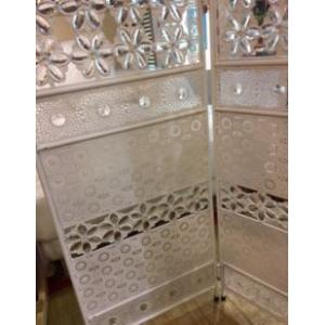 ジェニファーテイラー 4連 スクリーン 衝立 ファブリック