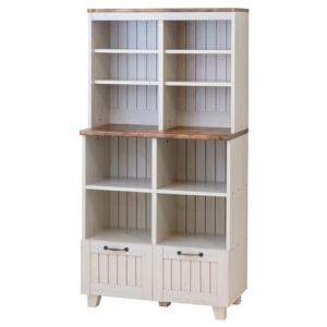 オープン書棚 ブックシェルフ キャビネット フレンチカントリー