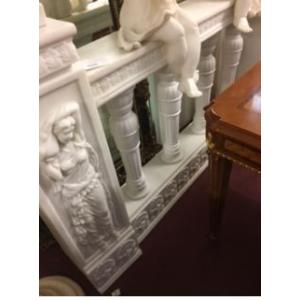 掲載文熟読願いますアンティーク調像ヴィーナス像女神像マリア像のモチーフ付き特大マントルピース風間仕切りパーティション花台ディスプレ