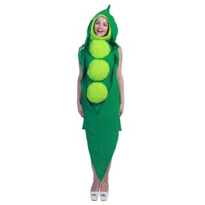 野菜 コスプレ 面白い ハロウィン エンドウ豆 着ぐるみ おもしろ コスチューム 豆 マメ 衣装 おもしろい 仮装