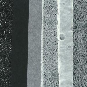 和紙　ちぎり絵　 CE-0081 白黒和紙　6種セット