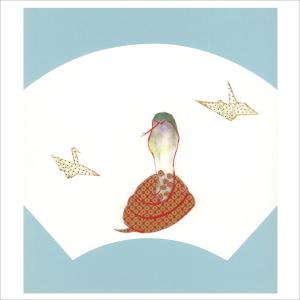 和紙のちぎり絵キット 冬 「 花鳥風月 No.394 クリスマスローズ