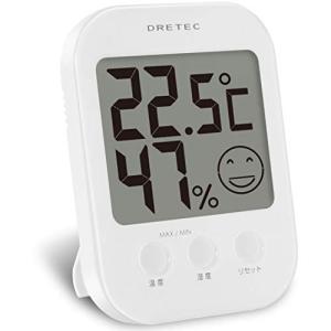 オプシス ドリテック O-230WT デジタル温湿度計 ホワイト