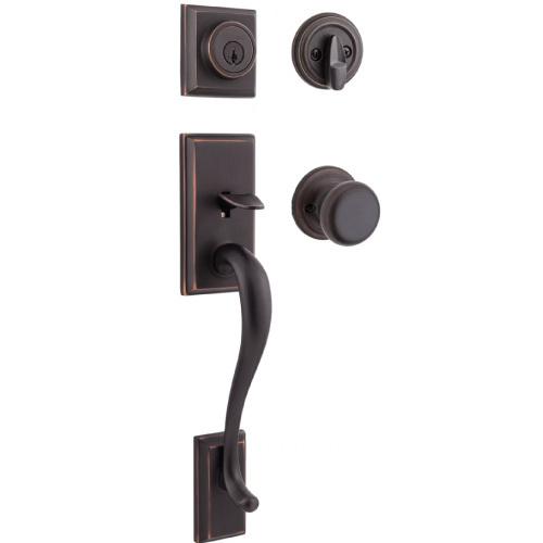 クイックセット　玄関用ハンドル　ベネチアンブロンズ　ホーソン ＋ ハンコック