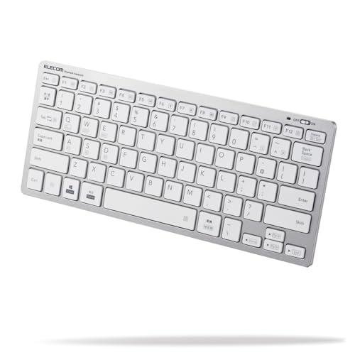 エレコム Bluetooth マルチペアリング ミニキーボード パンタグラフ式 軽量・薄型 3台同時...